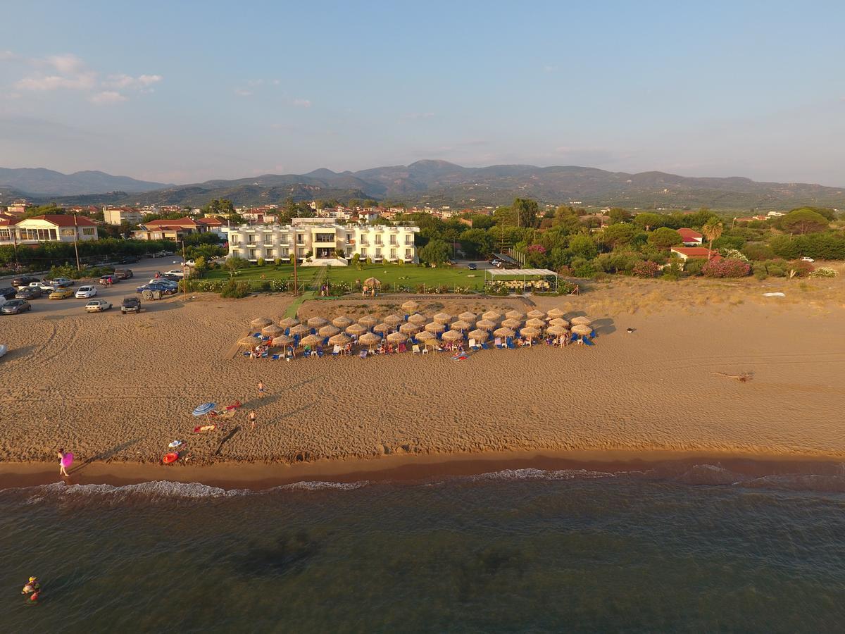 Ostria Hotel Kakovatos Beach ザハロ エクステリア 写真